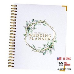 Wedding Planner & Organizer – Floral Gold Edition – Diary Engagement Gift Book