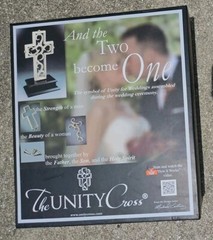 THE UNITY CROSS Michael Letney Pearl White Wedding Marriage Unity Kit NEW