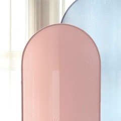 5 ft DUSTY ROSE Matte Fitted Spandex Round Top Arch Backdrop STAND COVER Party