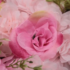 12 Pcs Flower Wall Panel 24″x16″ Artificial Roses Hydrangeas Wedding Wall Decor