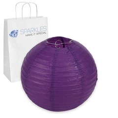 5 pcs 6″ inch Chinese Paper Lantern – Purple – Wedding Party Event Decoratio jv