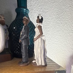 Vintage African American Wedding Cake Topper K’s Collection Style Afrocentric