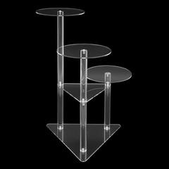 Corner Plant Stand Indoor 3 Tier Tall Acrylic Plant Stand Holder Plant Shelf