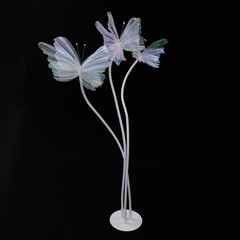 6 Head Butterfly Decoration with Standing Base Artificial Decoration Butterflies