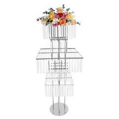 5-Tier Flower Stand for Wedding Party Events, Flower Vase Stand for Centerpieces