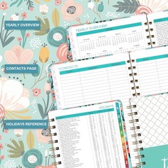 Planner 2026-2027 – Weekly Monthly Planner form July 2026 to June 2027, Green
