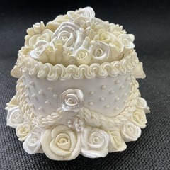Wedding Ceramic Keepsake Box With Lid