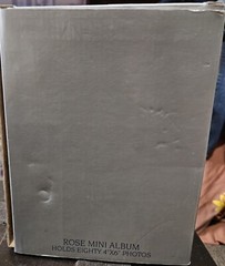 Vtg Royal Limited «Silver» Photo Rose Mini Album NIB Holds 80 4×6 #21546