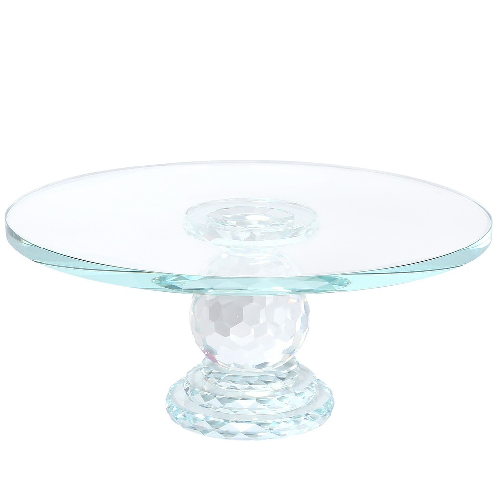 Uten Crystal Glass Cake Stand,Cake Display stand,Dessert Holder -Wedding,Party
