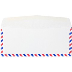 JAM PAPER #10 Airmail Envelopes – 4 1/8 x 9 1/2 – Business, 50 Per Pack
