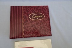 Hallmark Refillable Guest Book Maroon Wedding Party Special Occasion + Refill Pk
