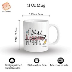 Teacher Wedding Lesson Planning Mug – Bride Gifts, Mrs Cup for Soon To Be Bri…