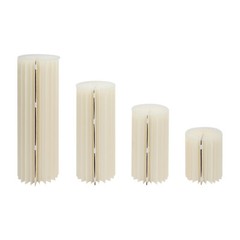4PCS Foldable Cardboard Centerpiece Display Cylinder Flowers Stand Party Decor