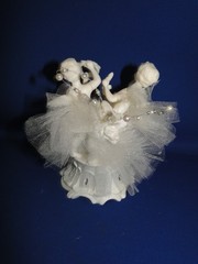 New Vintage Wilton Petite «Celestial Twins» wedding Cake Top 1001-554R