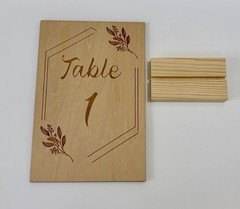 Table Top Wedding Numbers 1-20 Table Numbers Celebrations Wood