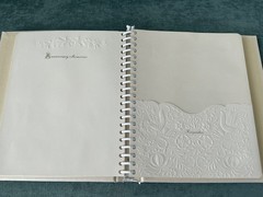Vintage Hallmark White Our Wedding Keepsake Album Book Excellent New