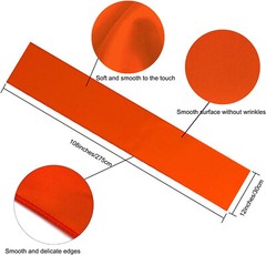 4x Orange Satin 12″x 108» Table Runner Bright Silk Smooth Wedding Party Banquet