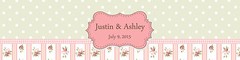 100 Shabby Chic Wedding Anniversary Engagement Party Water Bottle Labels 8″x2″