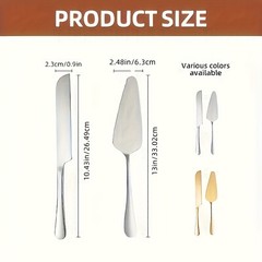 Rust Resistant Stainless Steel Cake Server for Home Restaurant Wedding Cakes