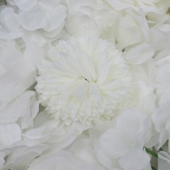 6Pcs Artificial Flower Wall Panels Floral Silk Rose Wall Wedding Backdrop Decor