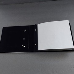 Pottery Barn «Our Family» Silver Plated Photo Album – Unused – 30 Pages – 4 x 4