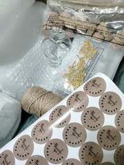 Mimorou 22 Set Honeymoon Sand Keepsake Jars 2.7 oz Heart Glass Jars