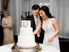 Funny Fishing Wedding Cake Topper – Just Wait a Second – the Bride Urges Groom t
