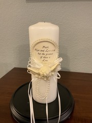 Wedding Unity Candle 9″