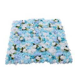 6pcs Artificial Flower Wall Panel Indoor Outdoor Flower Wall Panel Wedding Decor