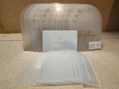 JINMURY Frosted Arch Wedding Table Numbers 1-15 w/Stands, 5″x7″ Acrylic.