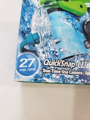FUJiFILM QuickSnap Waterproof 800 35mm 27 Exp Disposable Camera Date: 10-2025