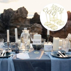 6Pcs Number Birthday Picture Table Number Holder Table Number Stands for Wedding