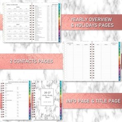 2026-2027 Planner – Academic Planner Weekly and Monthly, July 2026 – June 202…
