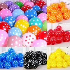 20 X Polka Dot Spotty Balloons 12″ LATEX BIRTHDAY PARTY DECORATION BALLOONS