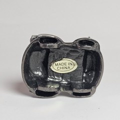 JUST MARRIED Car Bride & Groom Wedding Dinner Setting Pewter Place Card Holder