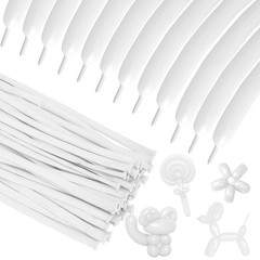 260 Balloons, 50PCS Long 260 Balloons White, Animal White