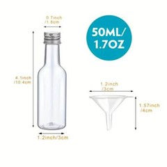 1 oz Mini Plastic Liquor Bottles Small Salad Bottles Mini Shot Alcohol Bottle