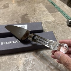 Waterford Crystal Lismore Offset Cake Server 12” Box Wedding Serving Ireland