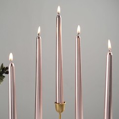 10″ tall Rose Gold Premium Candles Wedding Centerpiece Decorations WHOLESALE