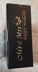 Champagne And Cake Service 6-Piece Wedding Set For Bride & Groom, Brand New