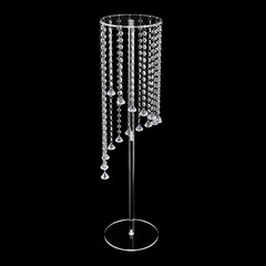 10PCS 80cm/31.5in Wedding Flower Vase Clear Acrylic Floral Stand for Table