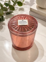Grande Maison Sparkling Rose 36oz Luxury Candle 18oz Handmade Vegan Coconut Wax