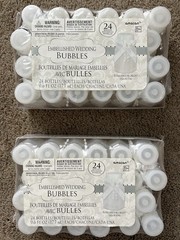 2, 24 ct. Packages (48) Of 0.6 fl oz Embellished Wedding Bubbles NEW / SEALED