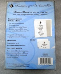 Treasure Masters Printable Wedding Invitation Kit 50 Count