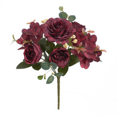 Artificial Peony Flowers Silk Fake Flower Wedding Party Home Decoration Bouquet