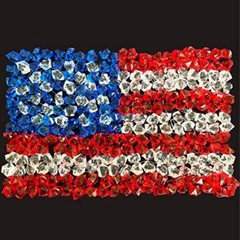 Acrylic Ice Rocks Crystals Gems ~550 Pcs 3 lbs Bulk Bag for Vase Patriotic