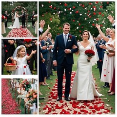 340 PCS Real Red Rose Petals, 3.17oz Dried Flower Confetti Red 3.17oz（90g）