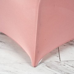 6 Dusty Rose SPANDEX CHAIR COVERS for Wedding Banquet Reception Decorations
