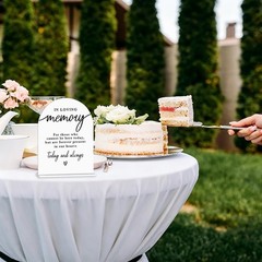 In Loving Memory Wedding Sign Modern Calligraphy Acrylic White Wedding Memory