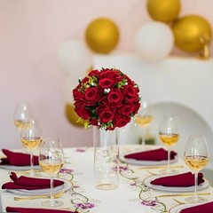 Flower Balls Wedding Rose Centerpieces: Pcs Red Fake Flowers Kissing 2 Crimson